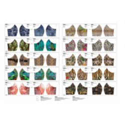 PANNEAU TISSU POPELINE 10 MASQUES