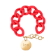 ICE - JEWELLERY -  CHAIN BRACELET RED PASSION - GOLD