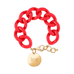 ICE - JEWELLERY -  CHAIN BRACELET RED PASSION - GOLD