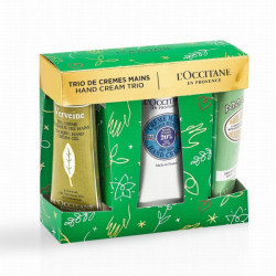 Occitane Noel 2020 trio crèmes mains karité amande