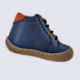 Chaussures Bellamy, chaussures à lacets bébés garçons en cuir bleu