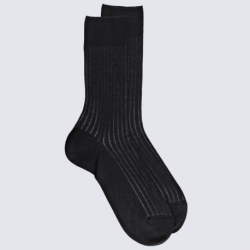 Chaussettes Doré Doré, chaussettes chaudes élégantes en laine mérinos homme noir