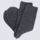 Chaussettes Doré Doré, chaussettes chaudes femme en laine et cachemire gris anthracite