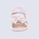 Sandales Superfit, sandales scintillantes filles en cuir nubuck blanc