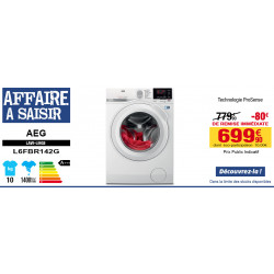 Lave-linge AEG - 10kg - Technologie ProSense