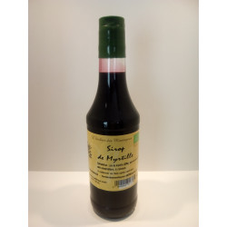 Sirop de Myrtille BIO de marque L'Herbier des Montagnes en 500mL