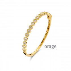 BRACELET  PLAQUE OR