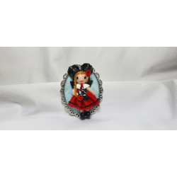 Broche fillette alsacienne